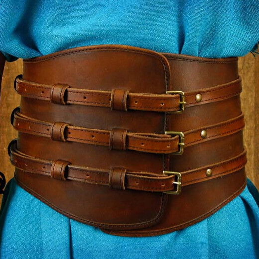 Wide Leather Belt Gladiator