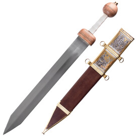 Gladius Pompeje, římský meč s pochvou