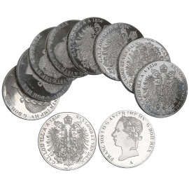 Dukát František Josef I, 10 mincí