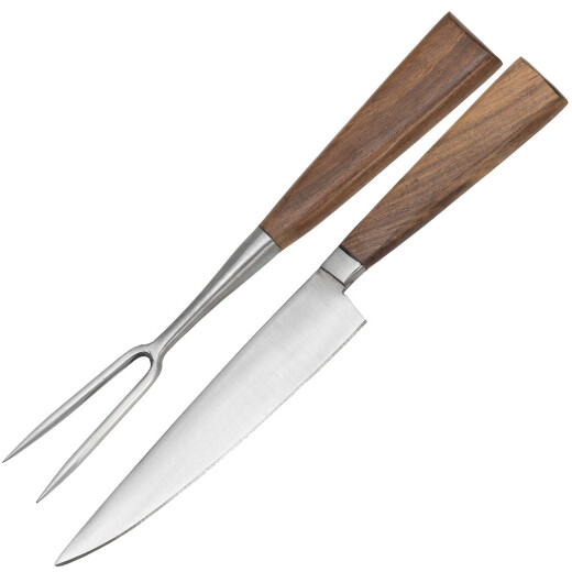 Medieval Forged Cutlery Set: Knife and Fork - Sale