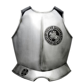 Breastplate with TEMPLAR KNIGHTS emblem and cross
