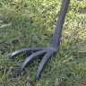 155cm tripod from steel for swing barbecue, kettle or pan