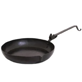 Steel Frying Pan with foldable handle