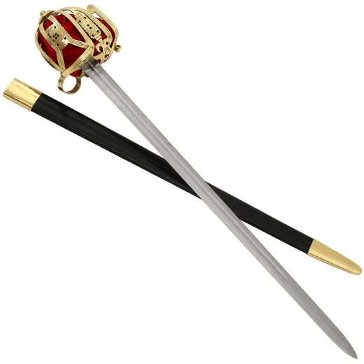 Meč Claymore s mosazným košem - výprodej