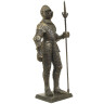 Statue eines Ritters mit Korseke, 65cm