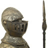 Statue of a knight with Italian trident, 65cm