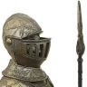 Statue of a knight with Italian trident, 65cm