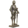 Resin Statue Knight with a jewel on the sword, 18cm