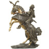 Resin Statue Knight on horseback, 46cm