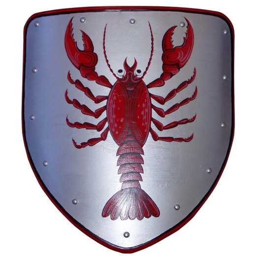 Shield with crayfish