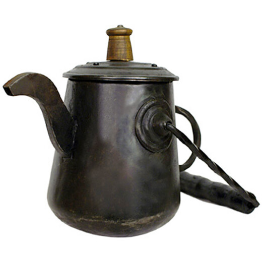 Metal kettle over open fire 1L