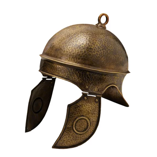 Roman brass helmet