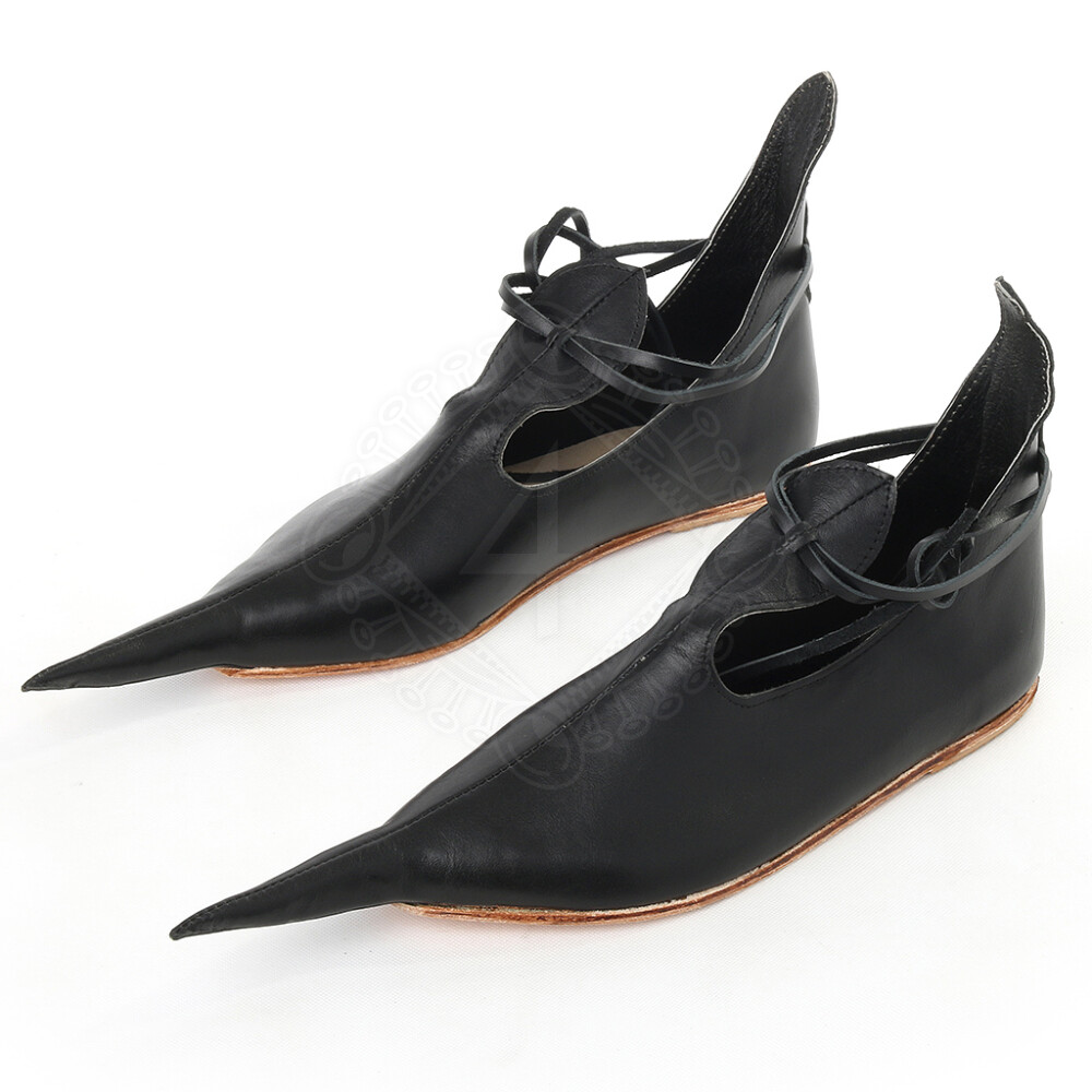 Renaissance Poulaines slip on with Ankle Tie Outfit4Events