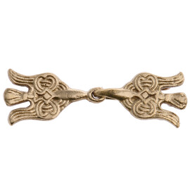 Viking Ravens brass Clasp Clip for Cloak
