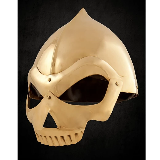 Galdiator Brass Skull Helmet - sale