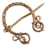 Viking Middle Ages penannular brooch Windalf, 9th cen.