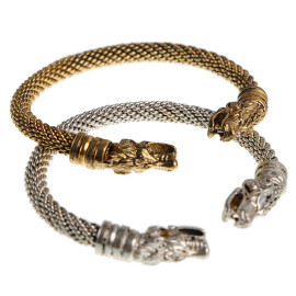 Gotland Dragon Heads Viking bracelet