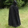 Středověký dětský plášť Favian, černá