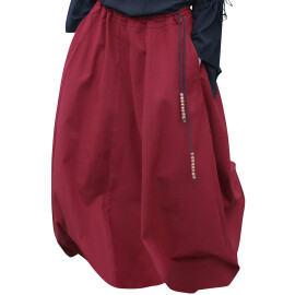 Středověká široká sukně, červená