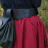 Wide flare Middle Ages Skirt, red