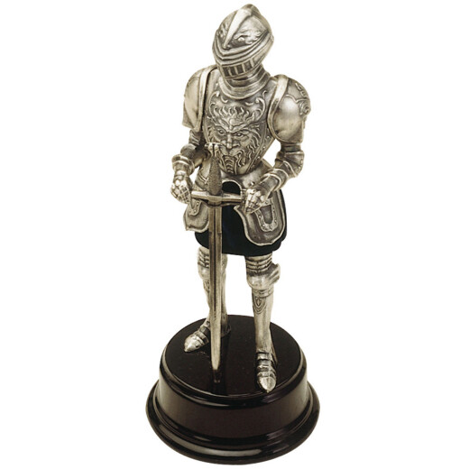 Armored 15. century knight miniature, 24cm