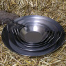 Serving pan with high edge and welded grips 20-45cm