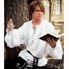 Košile Básník bílá - výprodej