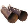 Leather bracers with lacing (pair)