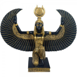 Socha bohyně Isis s křídly