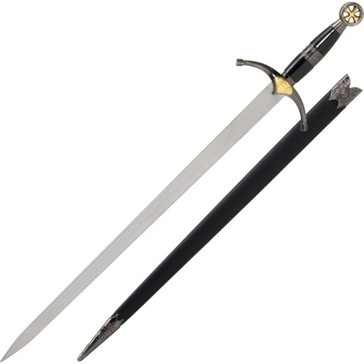 Krátký meč Křižák s pochvou