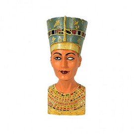Nefertiti muzejní soška
