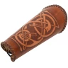 Kožený chránič předloktí s keltskými ornamenty
