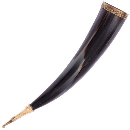 Drinking Horn of Jarl with Leather Holster