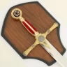 Dekorativní meč svobodných zednářů