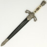 Decorative knight dagger with nice guard