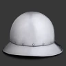 Železný klobouk se širokou krempou