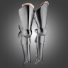 Beinzeug | Oberschenkelplatten mit Beinschienen und Kniekacheln