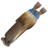 Crossbow bolts quiver with wild fur