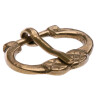 Late Gothic Brass Buckle