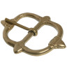 Pointed double loop buckle late 16c - early 17c