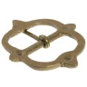 Pointed double loop buckle late 16c - early 17c