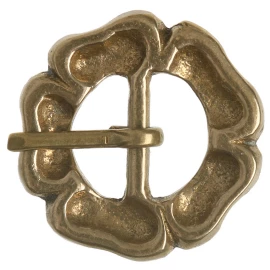 Blumenförmige runde Doppelschnalle 1370-1500