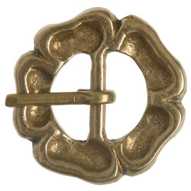 Flower-shaped circular double loop buckle 1370-1500