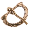 D-shaped brass buckle