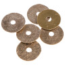 Brass button polished (1 pc)