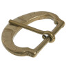 Type D decorated brass buckle (1 pc)