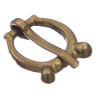 Small buckle with lobbed knops, late Middle Ages