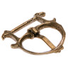 Late Middle Ages Brass Buckle, 1350-1500