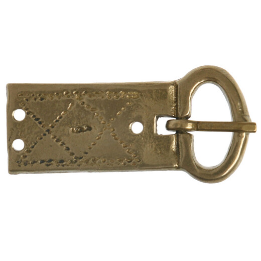 Decorated brass buckle IG 1350-1400