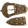Viking Celtic Belt buckle with chape and strap end, Jellinge Style